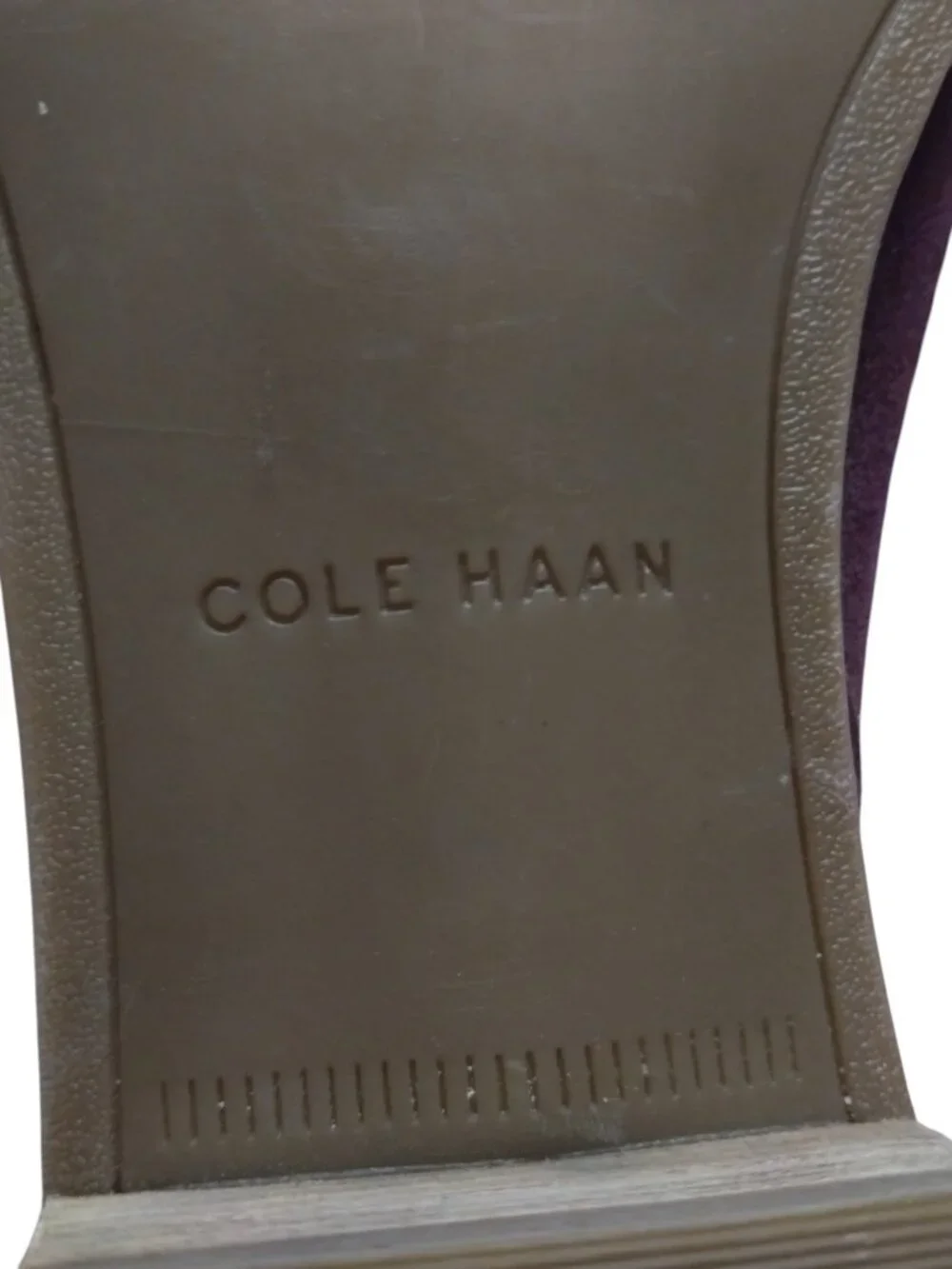 COLE HAAN Marinne Size 7.5B Suede Pointed Booties Wine/Burgundy Ankle Boot